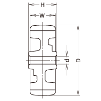 429G-L 75 の寸法図