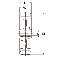 439E-UR 125 の寸法図