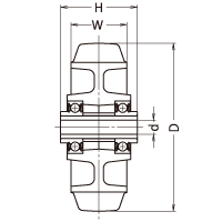 962BPS-CR 200 の寸法図