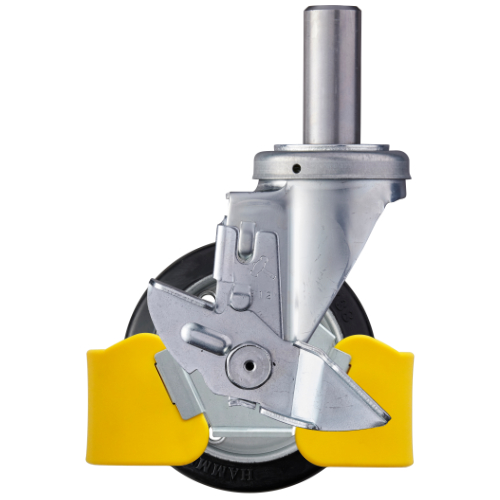 420SKR-RB125 フットガード付 | キャスターのトップブランド、ハンマー